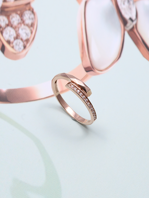 14K 18K 베논 컷팅 반지