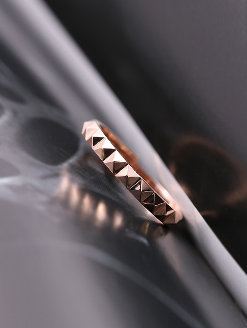 14K 18K 유니크 사각 반지