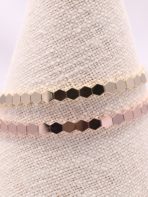 14K 18K 나나 육각 팔찌