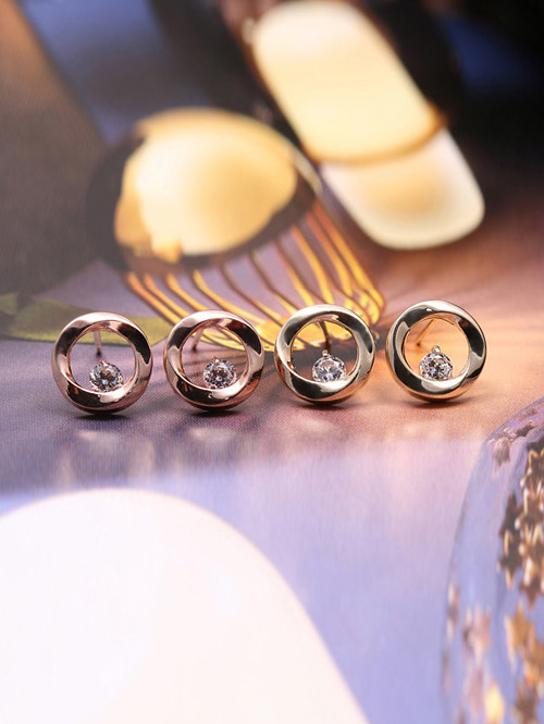 [당일출고 제품] 14K 윈터써클 핀귀걸이