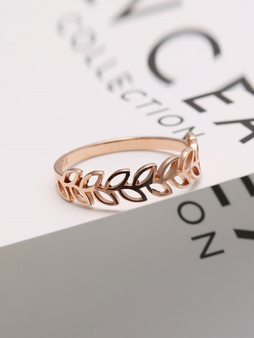 14K 18K 월계수 반지