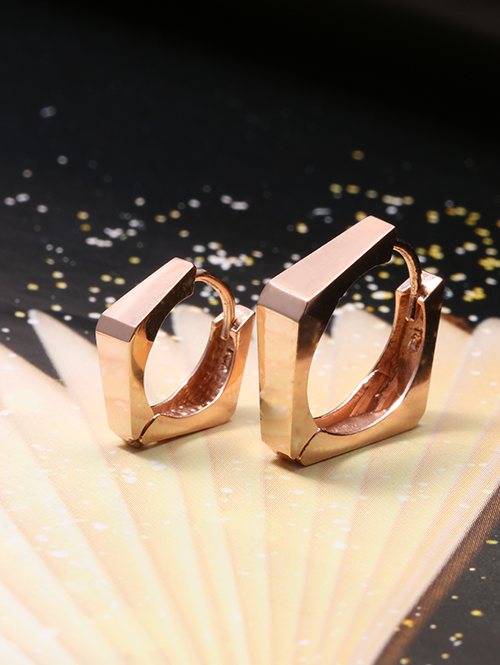 14K 18K 글램사각 귀걸이 [소][대]사이즈