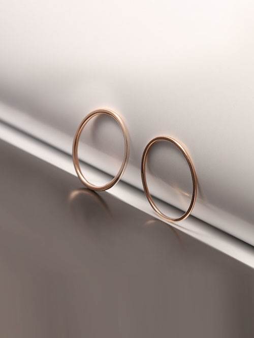 14K 18K 셀럽 베이직 반지 (소,중사이즈)