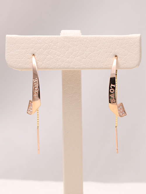 14K 18K 페이퍼 러브 귀걸이