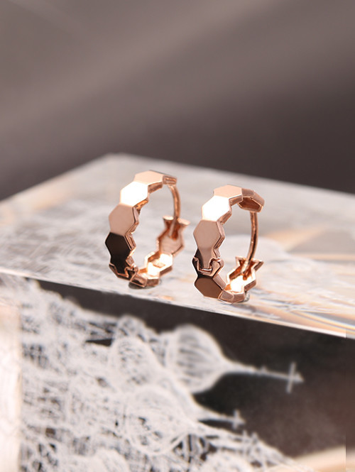 14K 18K 나나 육각 귀걸이 [소]/[중]