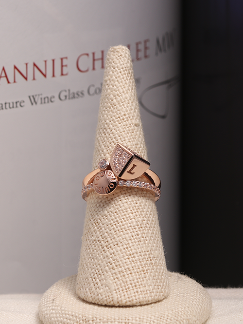 14K 18K 엘루이 큐브 반지