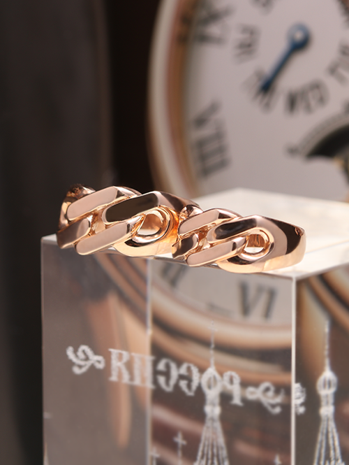 14K 18K 루프 체인 반지 (소, 대사이즈)