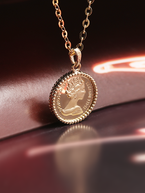 14K 18K 엘리퀸 양면 코인 팬던트 (체인 별도상품)
