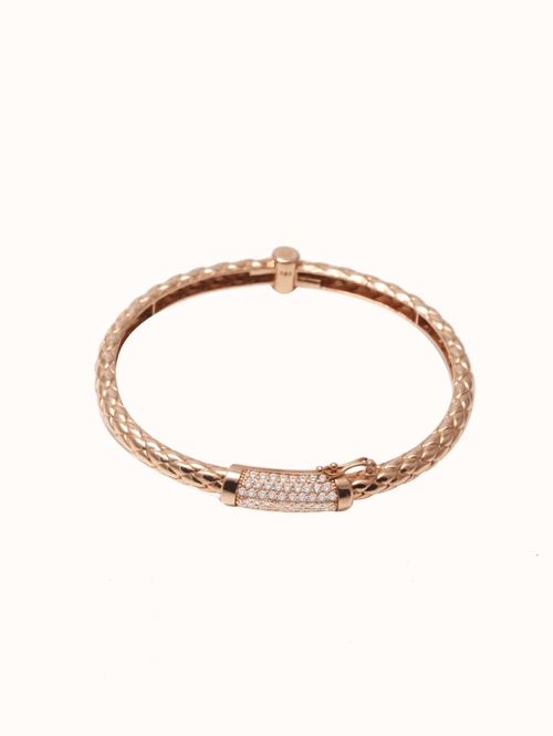 14K 18K 스네이크 뱅글 팔찌