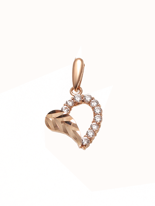 14K 리프앤하트 펜던트 (체인별도상품)