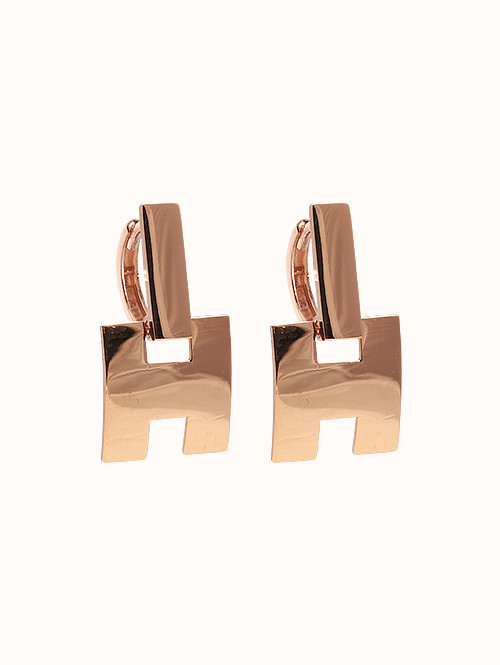 14K 18K 로시아 H 귀걸이