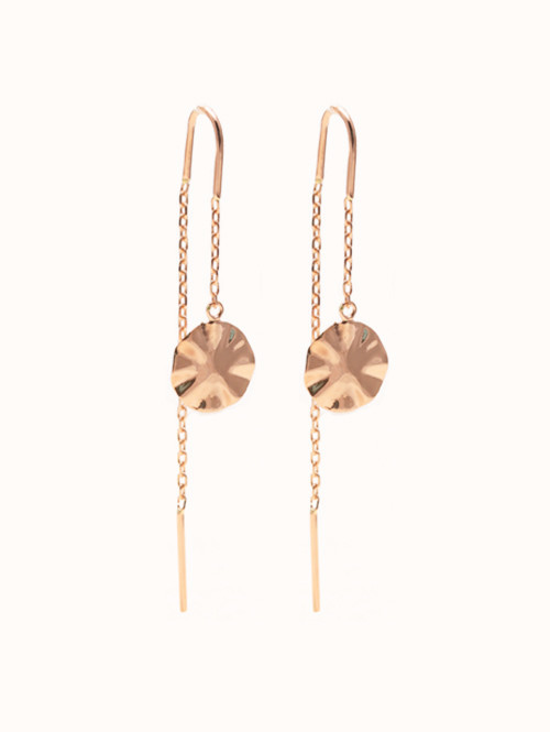 14K 18K 조디 써클 드롭 귀걸이