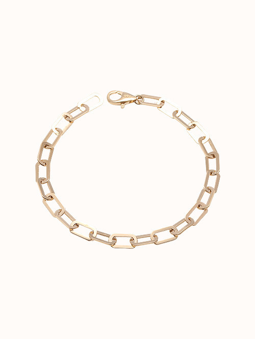 14K 18K 슈비니어 볼드 사슬 팔찌