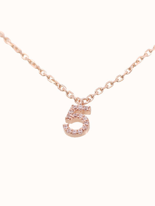 14K 18K 5 큐빅 발찌