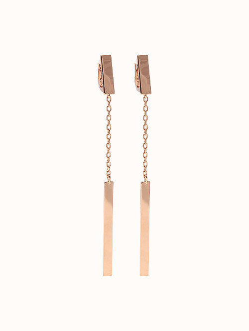14K 18K 두아나 스틱 드롭 귀걸이