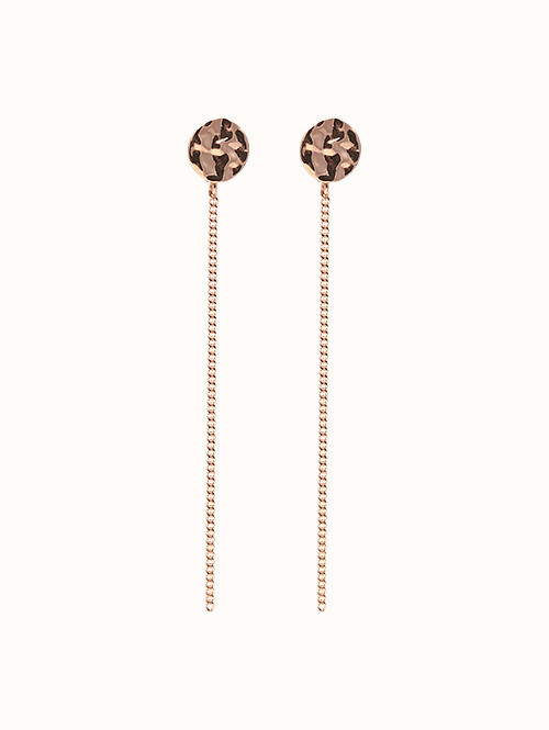 14K 18K 트리비아 엔틱 드롭 귀걸이