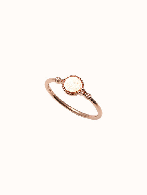 14K 18K 롤지 써클 앤틱 반지