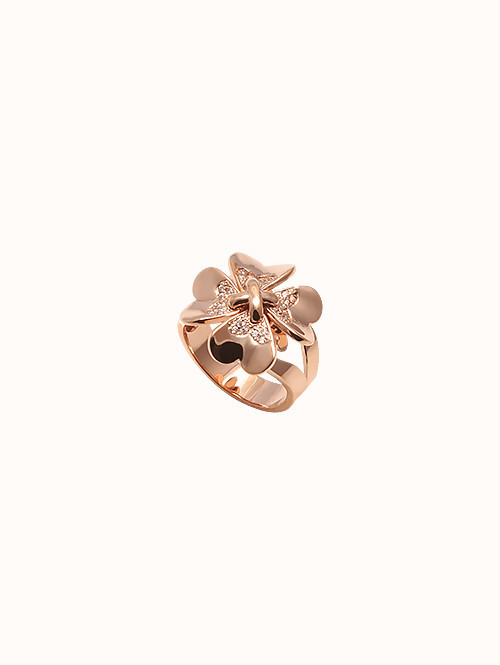 14K 18K 하트 클로버 딸랑 애끼링