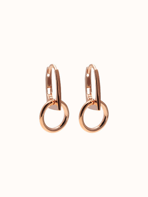 14K 18K 에이레네 써클 귀걸이