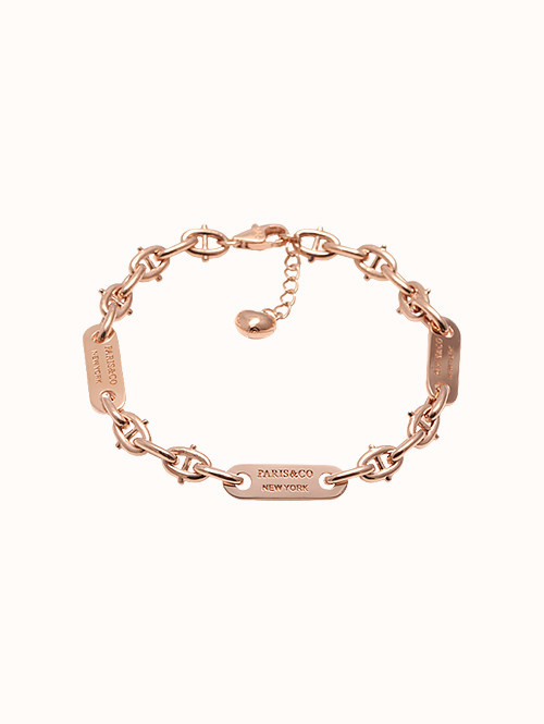 14K 18K 프란시스 체인 팔찌