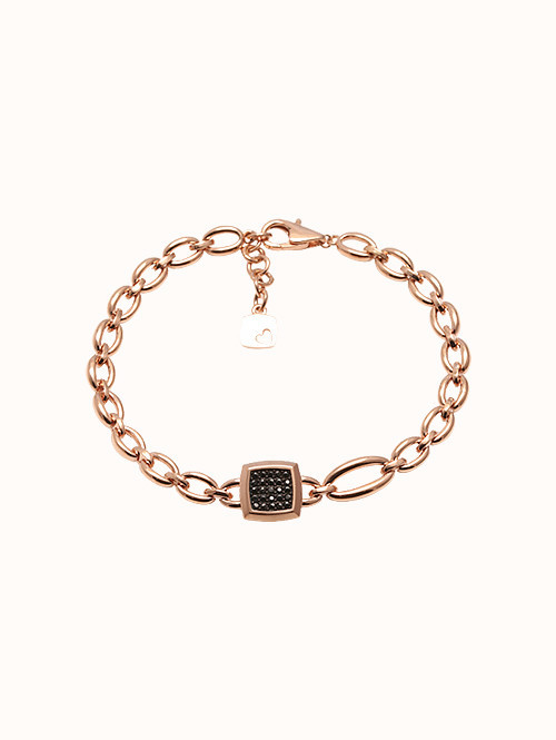 14K 18K 블랙큐빅 에델린 팔찌