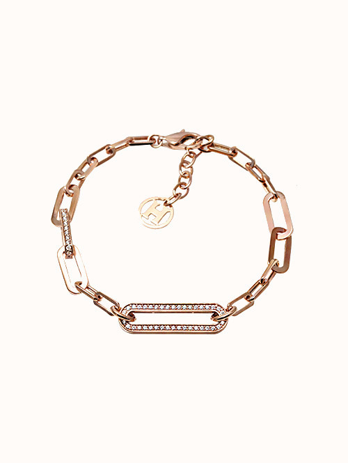 14K 18K 플레이트 체인 팔찌