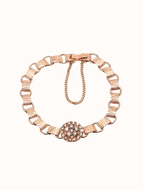 14K 18K 리베르떼 써클 꼬냑 다이아 팔찌