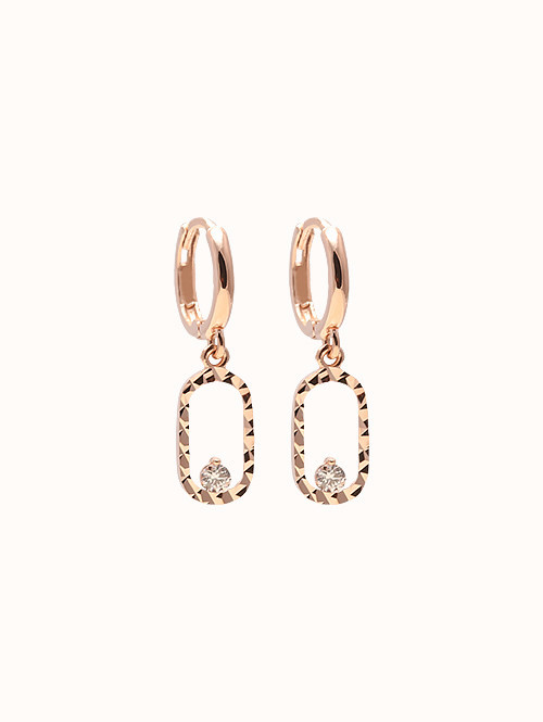 14K 18K 칼리엔테 컷팅 귀걸이