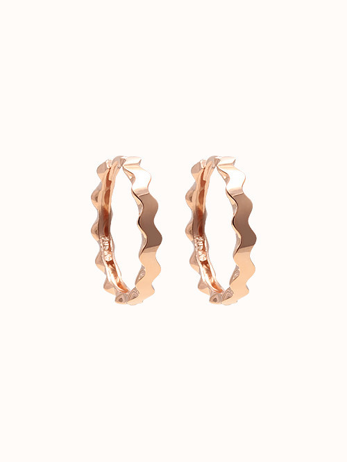 14K 18K 빌리시 웨이브 링 귀걸이