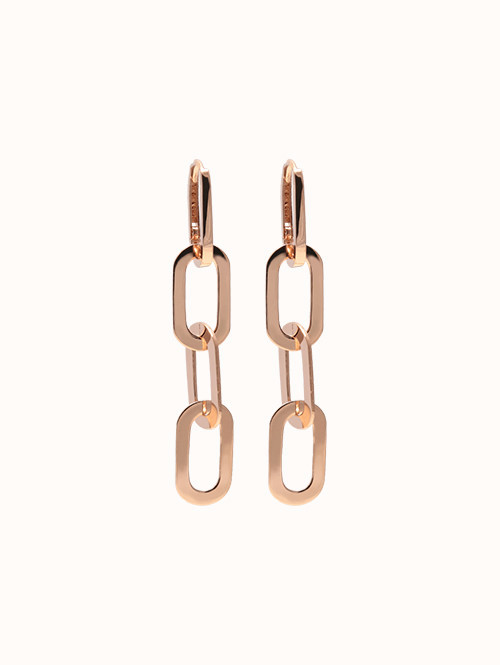 14K 18K 무드 클립체인 귀걸이