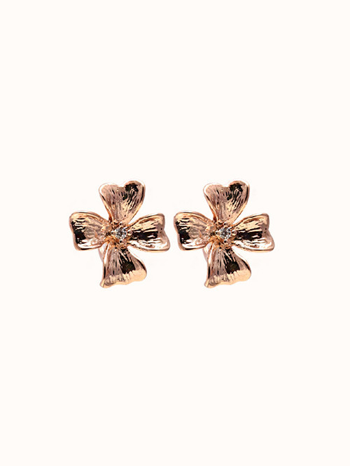14K 셰아트 플라워 귀걸이