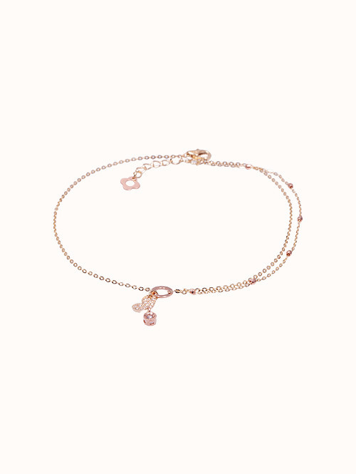 14K 18K 레브렌 하트 언발 발찌