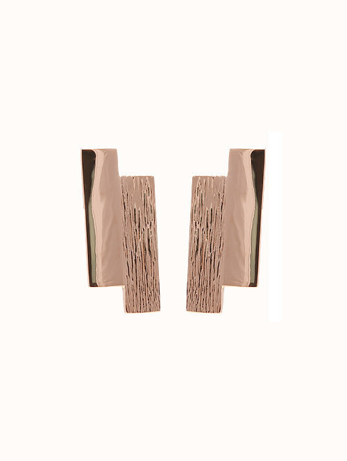 14K 18K 미네 스퀘어 귀걸이