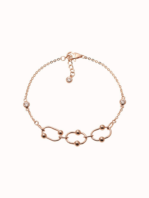 14K 18K 르에 볼 체인 팔찌