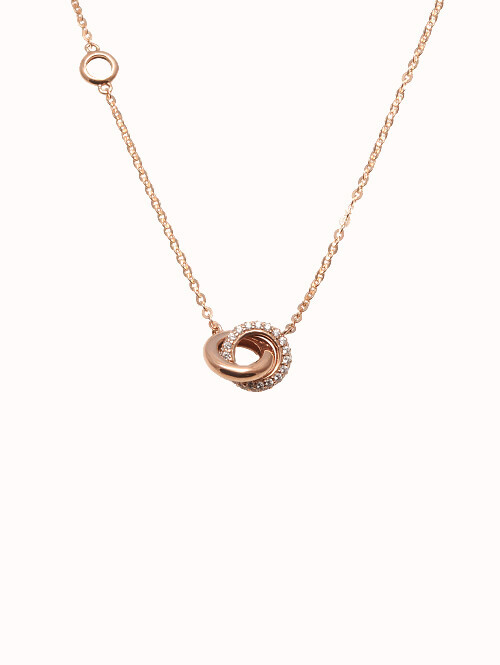 14K 18K 메테르 더블링 목걸이