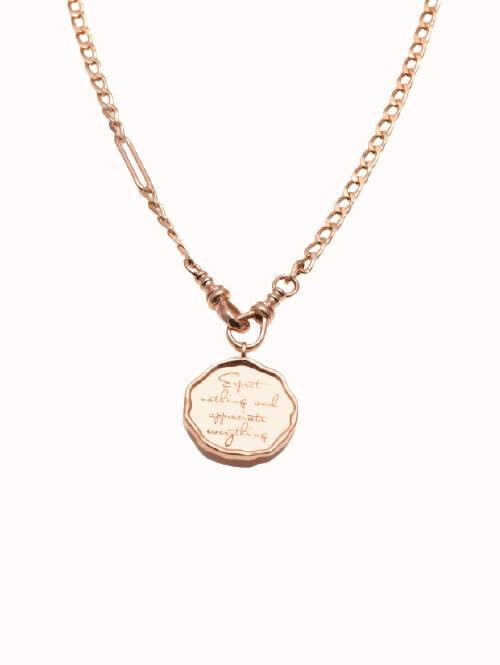 14K 18K 일리스 레터링 목걸이