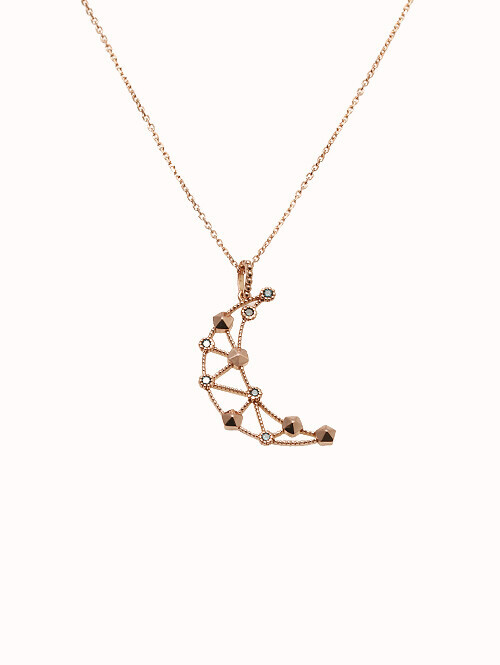 14K 18K 포이베 블루 문 목걸이