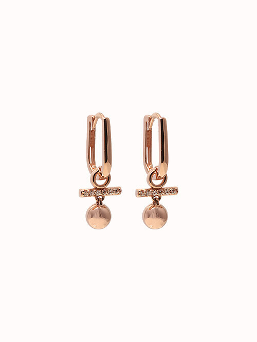 14K 18K 네루아 볼 귀걸이