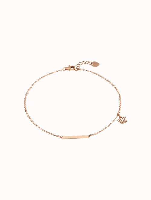 14K 18K 베론 크라운 발찌