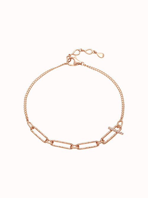 14K 18K 프리빌 클립 체인 팔찌