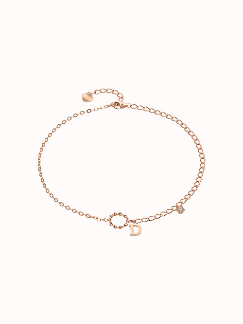 14K 18K 알레아 써클 D 발찌