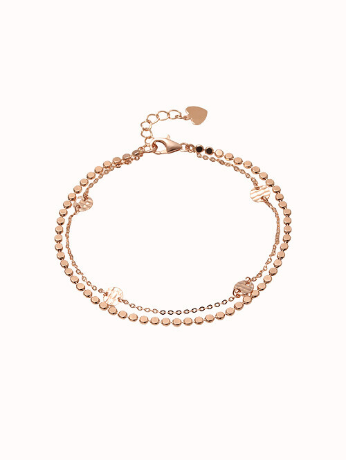 14K 18K 리테스 두줄 팔찌