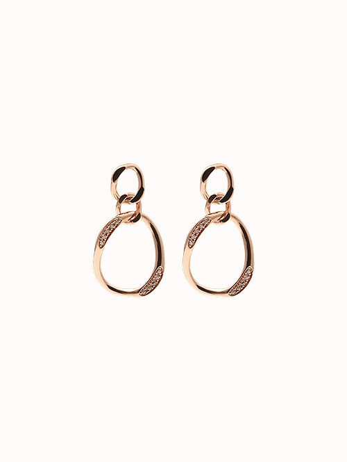 14K 18K 루테란 써클 귀걸이