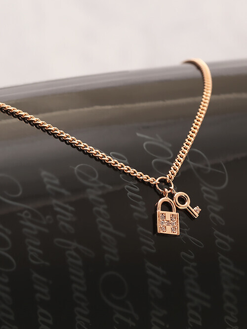 14K 18K 하르모니 자물쇠 발찌