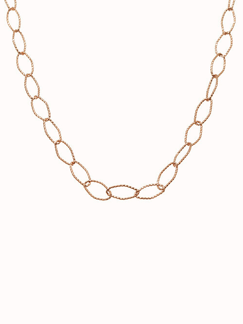 14K 18K 라르스 컷팅 사슬 목걸이