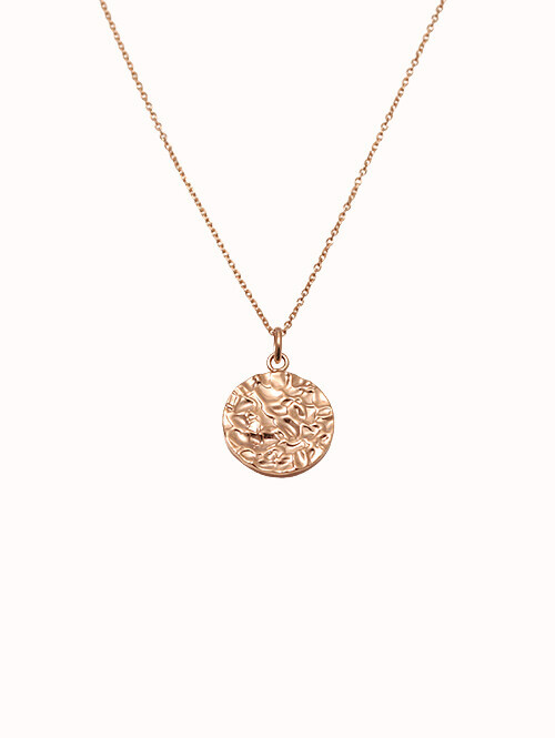 14K 18K 라르바 써클 앤틱 목걸이