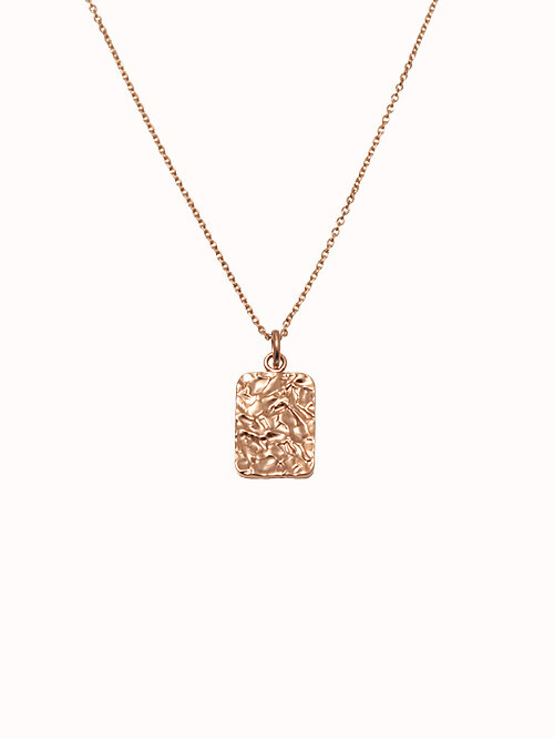 14K 18K 라르바 스퀘어 앤틱 목걸이