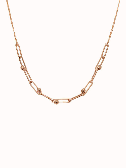 14K 18K 세니오르 클립 체인 목걸이