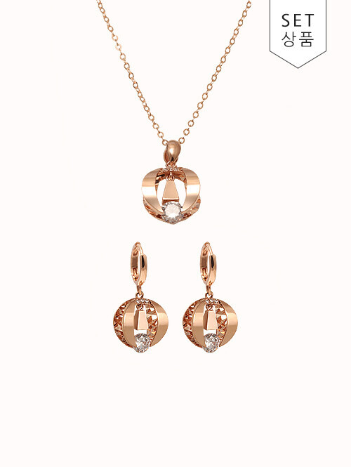 14K 18K 퓨리에 큐빅 펜던트 (체인별도상품)