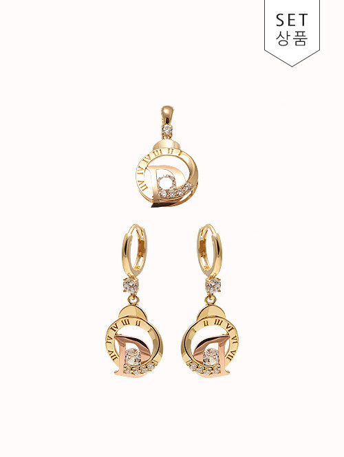 14K 18K 바리스 D 펜던트 (체인별도상품)